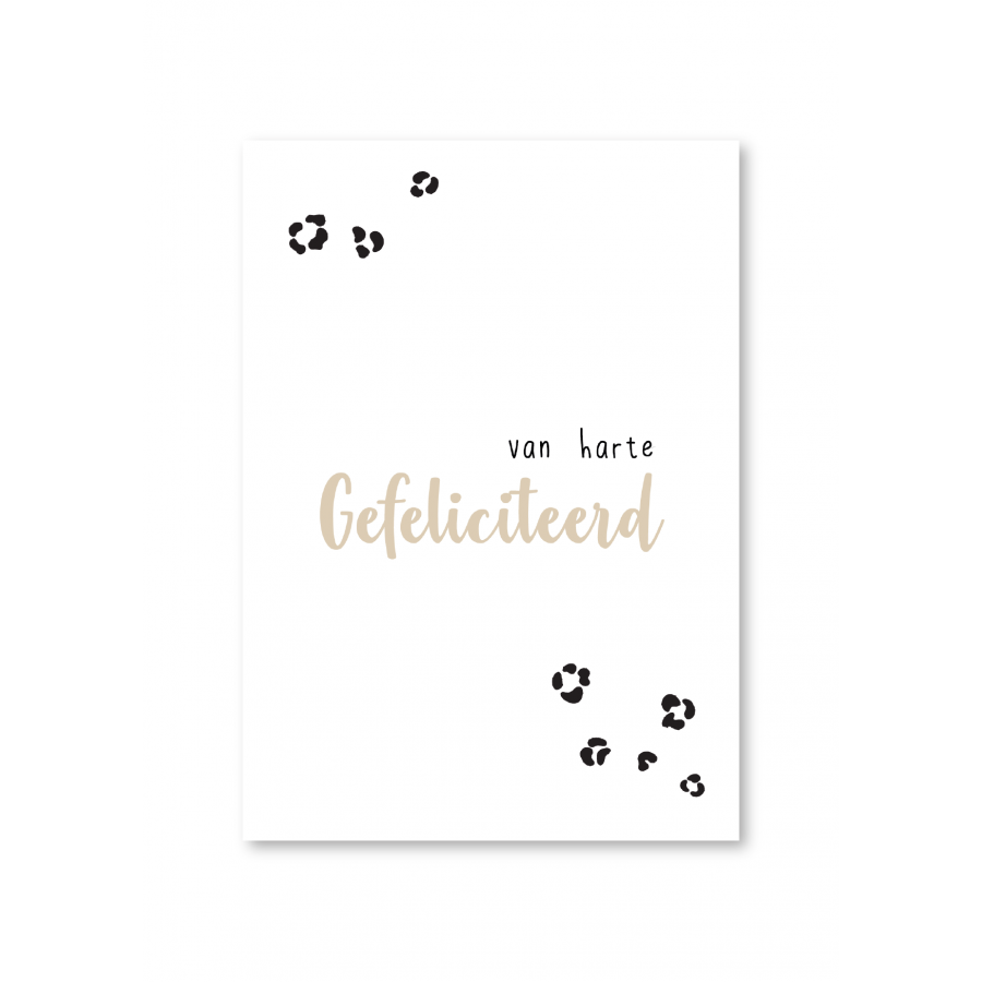 Van harte gefeliciteerd Van harte gefeliciteerd