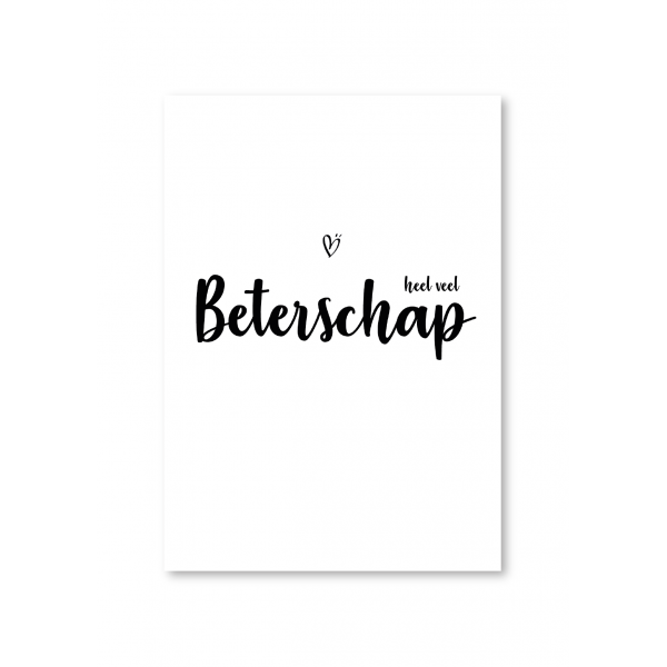 Heel veel beterschap Heel veel beterschap