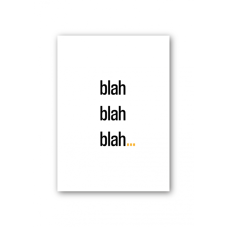 Blah blah blah Blah blah blah
