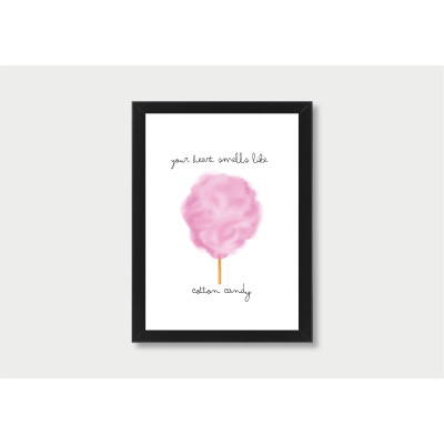 Cotton candy - poster incl. lijst