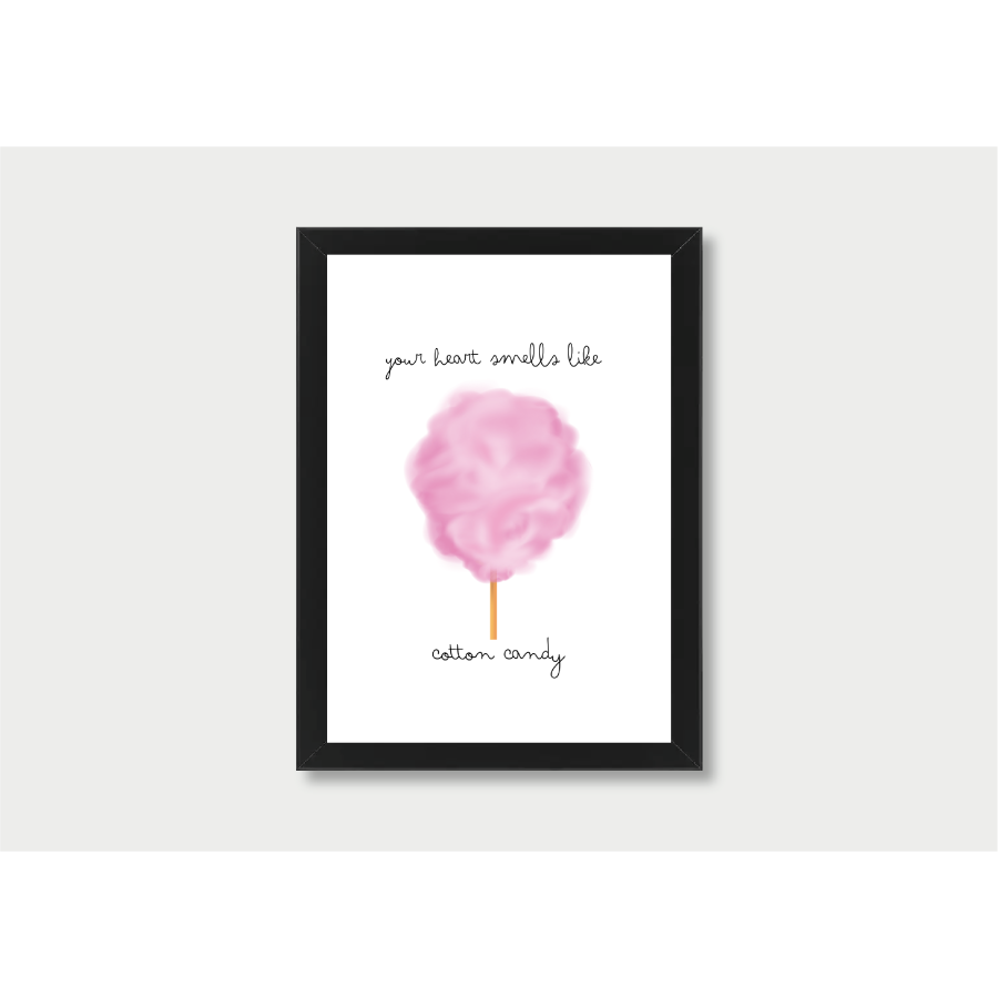 Cotton candy - poster incl. lijst Cotton candy - poster incl. lijst