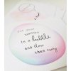 Worries in a bubble