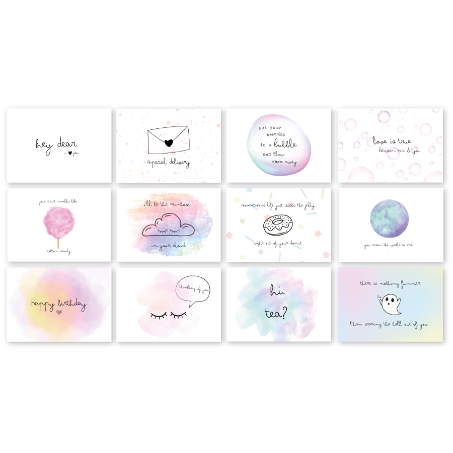 12-delige set Colors & Bubbles 12-delige set Colors & Bubbles
